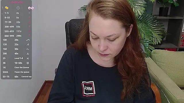 Snapshot of CutieGinger chatting on November 2025 09:13:01 AM CutieGinger online show from November 2025 09:13:01 AM