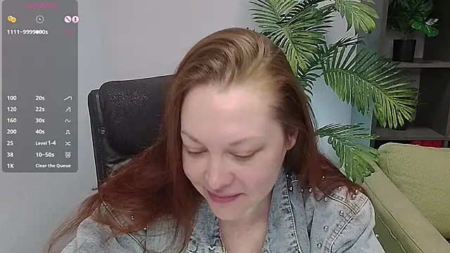 Snapshot of CutieGinger chatting on November 2025 03:27:02 PM CutieGinger online show from November 2025 03:27:02 PM