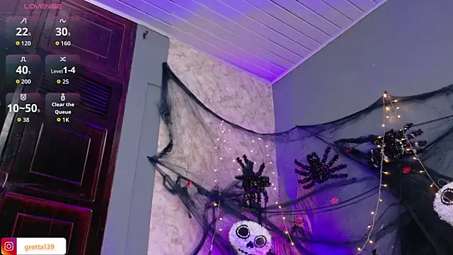 Snapshot of _Gretta chatting on October 2025 08:09:01 PM Gretta online show from October 2025 08:09:01 PM