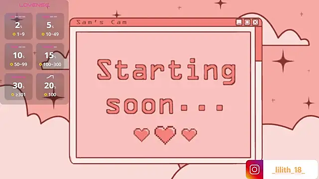  Lilith 18  online show from May 2026 07:14:01 PM