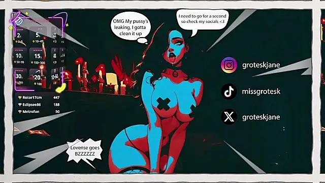 GroteskJane online show from February 2026 10:01:01 PM