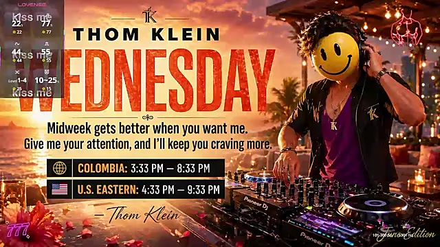 Snapshot of thomklein chatting on June 2026 08:41:01 PM thomklein online show from June 2026 08:41:01 PM