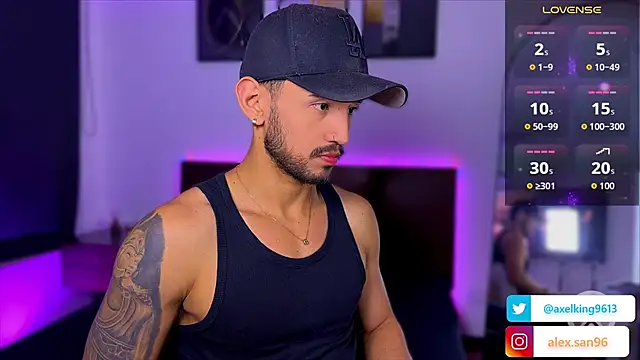 AxelKing1326 online show from January 2026 11:00:02 PM