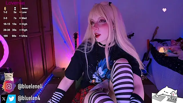 bluelen online show from May 2026 11:43:01 AM
