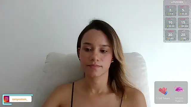 Snapshot of SamanthaWatson chatting on June 2026 06:38:01 PM SamanthaWatson online show from June 2026 06:38:01 PM