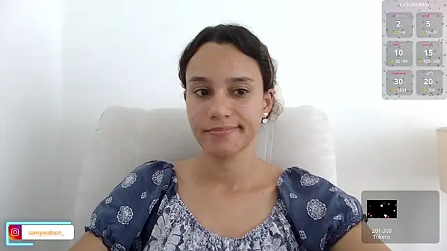 Snapshot of SamanthaWatson chatting on June 2026 08:03:01 PM SamanthaWatson online show from June 2026 08:03:01 PM
