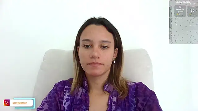 Snapshot of SamanthaWatson chatting on July 2026 12:55:01 PM SamanthaWatson online show from July 2026 12:55:01 PM