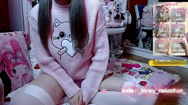 lovely nekochan online show from October 2025 12:00:02 AM