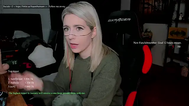 Lisaonthemoon online show from January 2026 02:45:01 PM