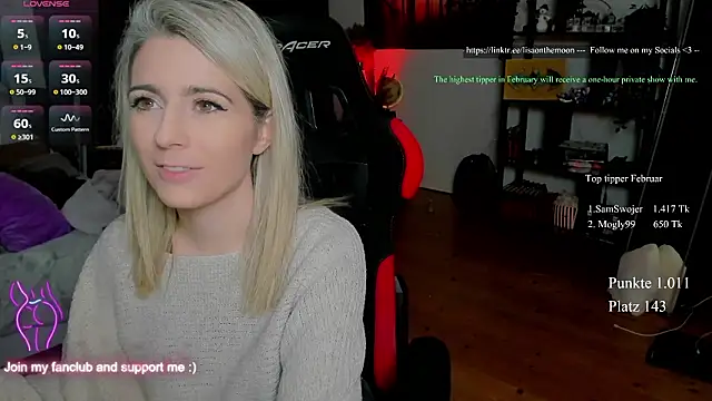 Lisaonthemoon online show from February 2026 09:43:02 PM