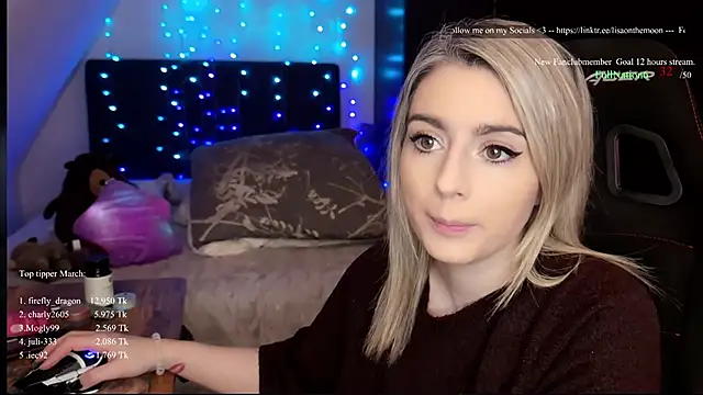 Lisaonthemoon online show from March 2026 08:45:01 PM