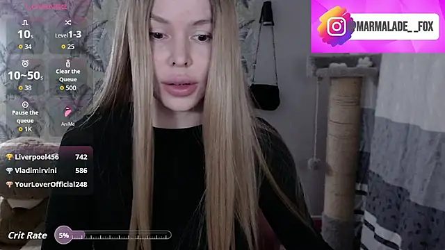 Marmalade Fox online show from March 2026 03:59:01 PM