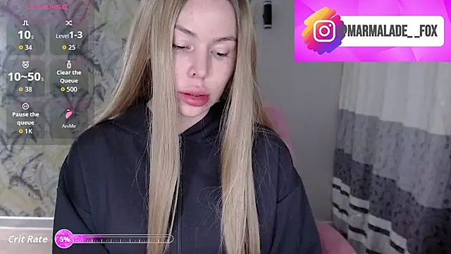 Marmalade Fox online show from April 2026 05:08:01 PM