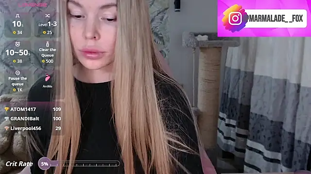 Marmalade Fox online show from March 2026 03:08:01 PM