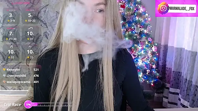 Snapshot of Marmalade_Fox chatting on December 2025 08:20:01 AM Marmalade Fox online show from December 2025 08:20:01 AM