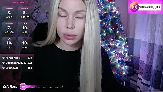 Snapshot of Marmalade_Fox chatting on November 2025 11:21:01 AM Marmalade Fox online show from November 2025 11:21:01 AM