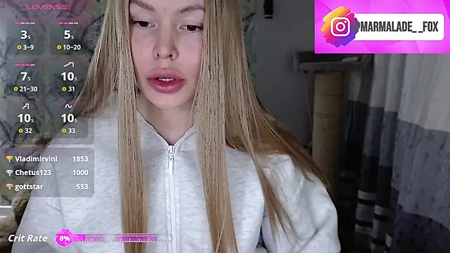 Marmalade Fox online show from March 2026 02:44:02 PM