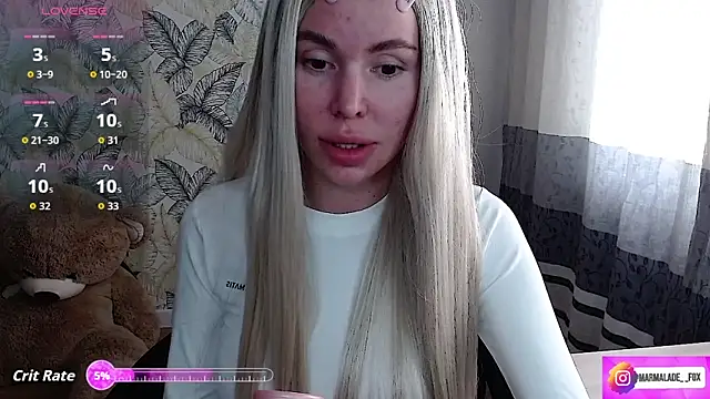 Snapshot of Marmalade_Fox chatting on October 2025 04:46:01 AM Marmalade Fox online show from October 2025 04:46:01 AM