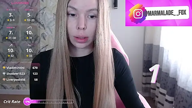 Marmalade Fox online show from April 2026 04:15:01 AM