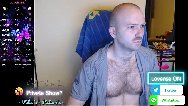 RealManHaveHairy online show from April 2026 06:00:02 PM
