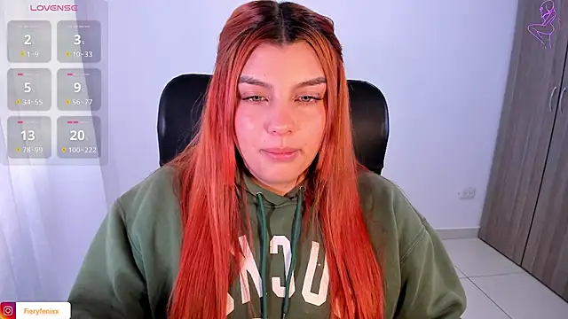 Fieryfenixx online show from January 2025 08:21:01 PM