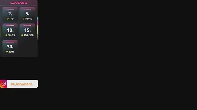 Anny osorio online show from October 2025 07:24:01 PM