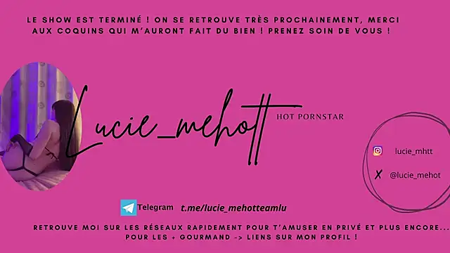 lucie mehott online show from March 2025 01:56:01 PM