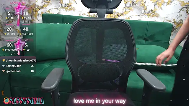 Snapshot of sassysonia chatting on February 2025 12:22:02 PM sassysonia online show from February 2025 12:22:02 PM