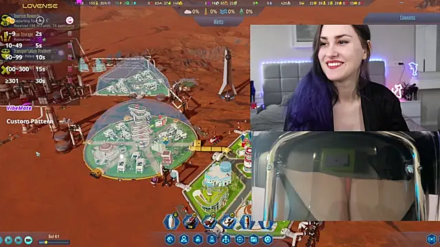 Erotic Synth Goddess online show from September 2025 03:15:02 PM