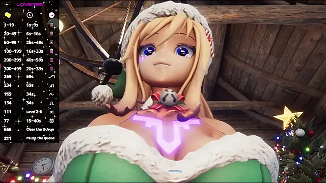 ElfieLove online show from December 2025 05:18:01 PM