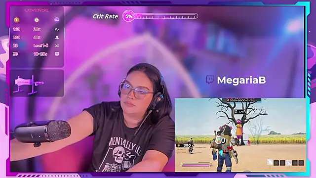 Snapshot of MegariaB chatting on February 2026 04:43:01 AM MegariaB online show from February 2026 04:43:01 AM