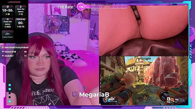 Snapshot of MegariaB chatting on March 2025 07:46:02 AM MegariaB online show from March 2025 07:46:02 AM