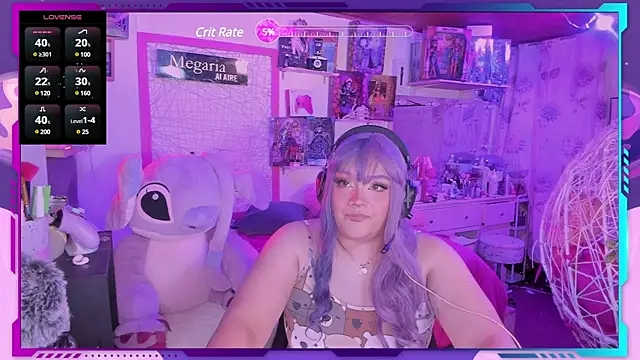 Snapshot of MegariaB chatting on March 2025 04:23:02 AM MegariaB online show from March 2025 04:23:02 AM