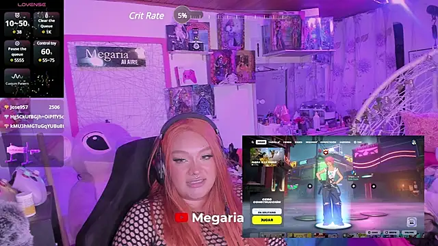 Snapshot of MegariaB chatting on March 2025 07:20:02 AM MegariaB online show from March 2025 07:20:02 AM