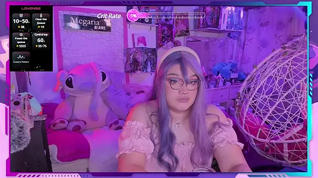 Snapshot of MegariaB chatting on February 2025 04:46:02 AM MegariaB online show from February 2025 04:46:02 AM