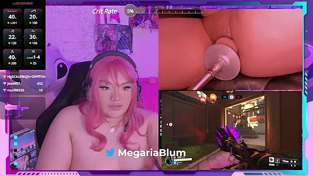 Snapshot of MegariaB chatting on March 2025 07:59:01 AM MegariaB online show from March 2025 07:59:01 AM