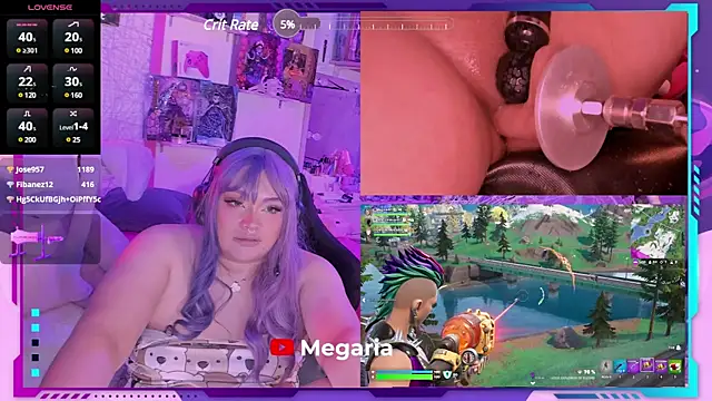 Snapshot of MegariaB chatting on March 2025 07:27:02 AM MegariaB online show from March 2025 07:27:02 AM