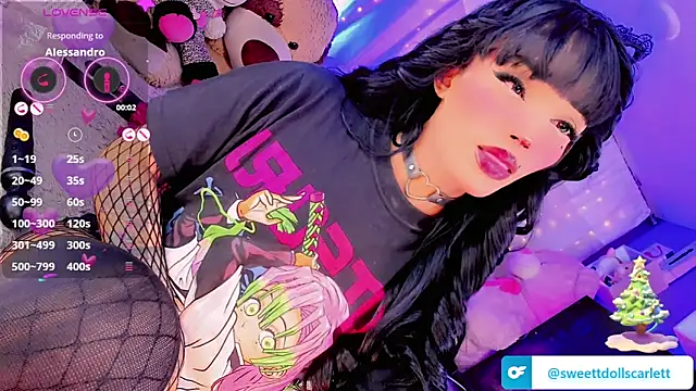 sweettdoll scarlett online show from December 2024 06:31:01 PM