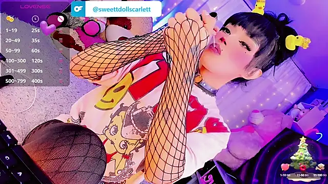 sweettdoll scarlett online show from December 2024 11:55:02 AM