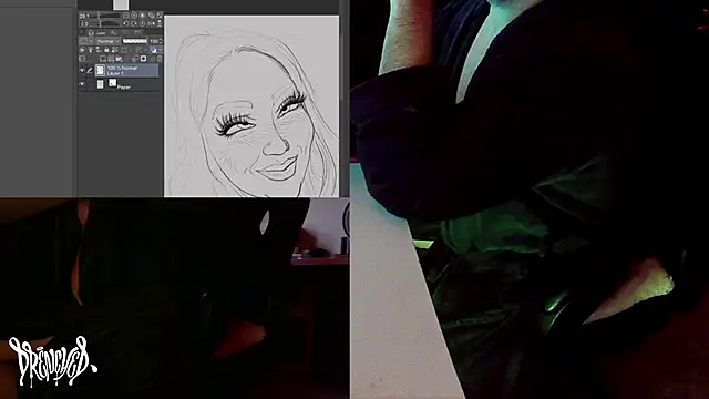 DrenchedArt online show from January 2025 10:41:01 PM