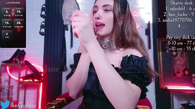 Snapshot of Jane_Goddess chatting on February 2025 08:03:01 PM Jane Goddess online show from February 2025 08:03:01 PM
