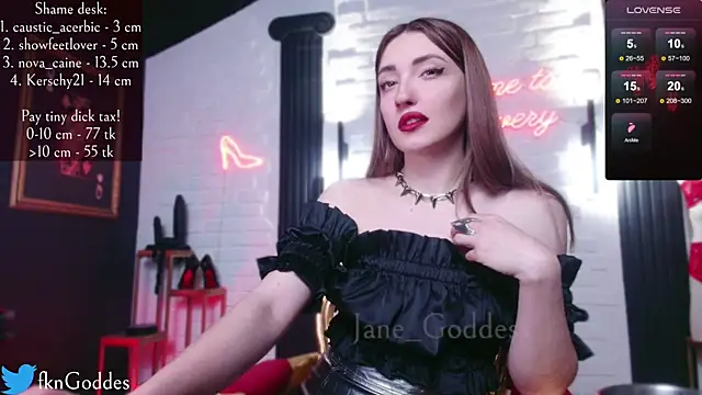 Snapshot of Jane_Goddess chatting on February 2025 08:09:02 PM Jane Goddess online show from February 2025 08:09:02 PM