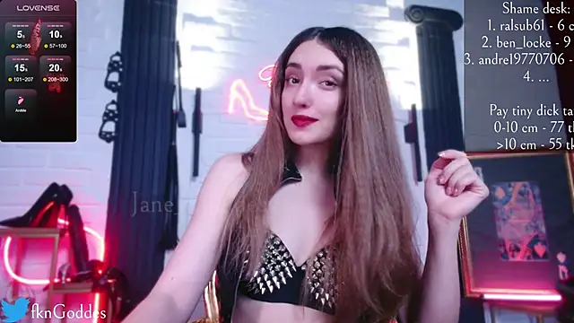 Snapshot of Jane_Goddess chatting on February 2025 01:08:02 PM Jane Goddess online show from February 2025 01:08:02 PM