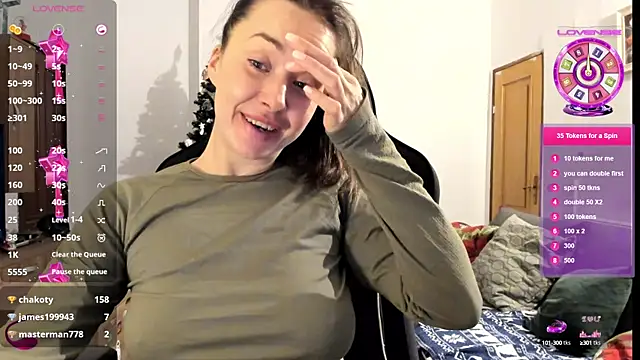 Snapshot of PlayfulGoddess chatting on February 2025 06:26:01 PM PlayfulGoddess online show from February 2025 06:26:01 PM