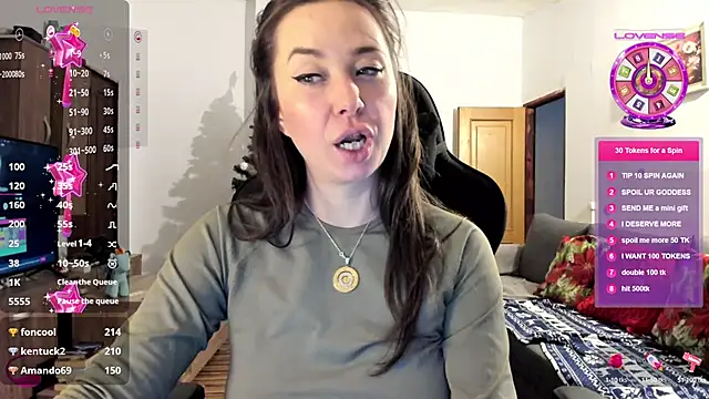 Snapshot of PlayfulGoddess chatting on February 2025 06:17:02 PM PlayfulGoddess online show from February 2025 06:17:02 PM