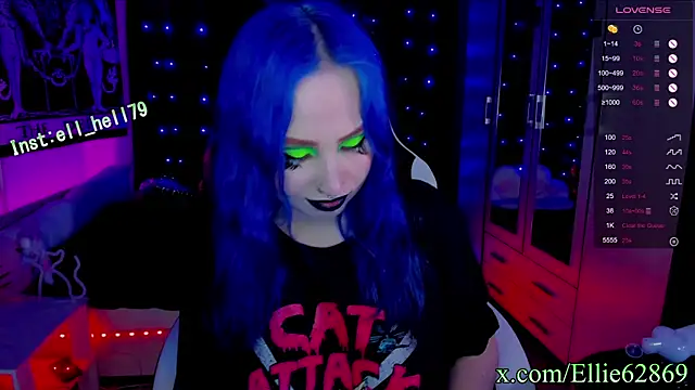 Snapshot of Kitty_goth chatting on March 2025 02:50:01 AM Kitty goth online show from March 2025 02:50:01 AM