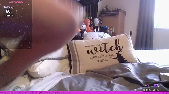 MissKisu online show from January 2025 12:18:01 PM