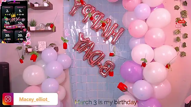macey elliot  online show from March 2025 01:12:02 PM