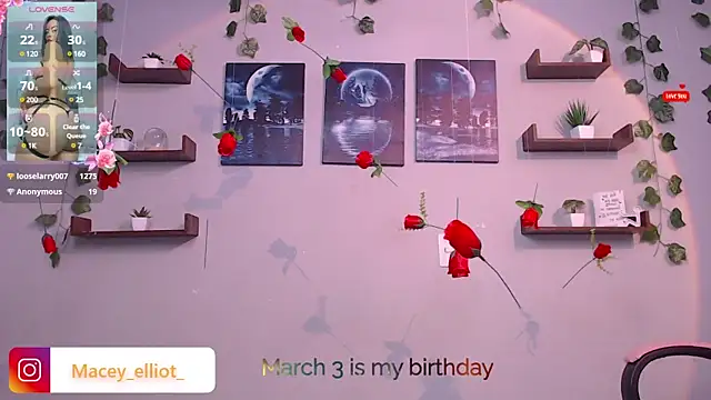 macey elliot  online show from February 2025 06:09:02 PM