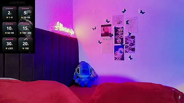 Alleanys Cristal online show from November 2025 07:14:01 PM